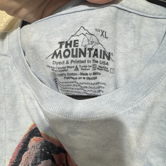 The Mountain Shark Tshirt Short Sleeve Graphic Tee Colorful Size XL - Picture 4 of 7